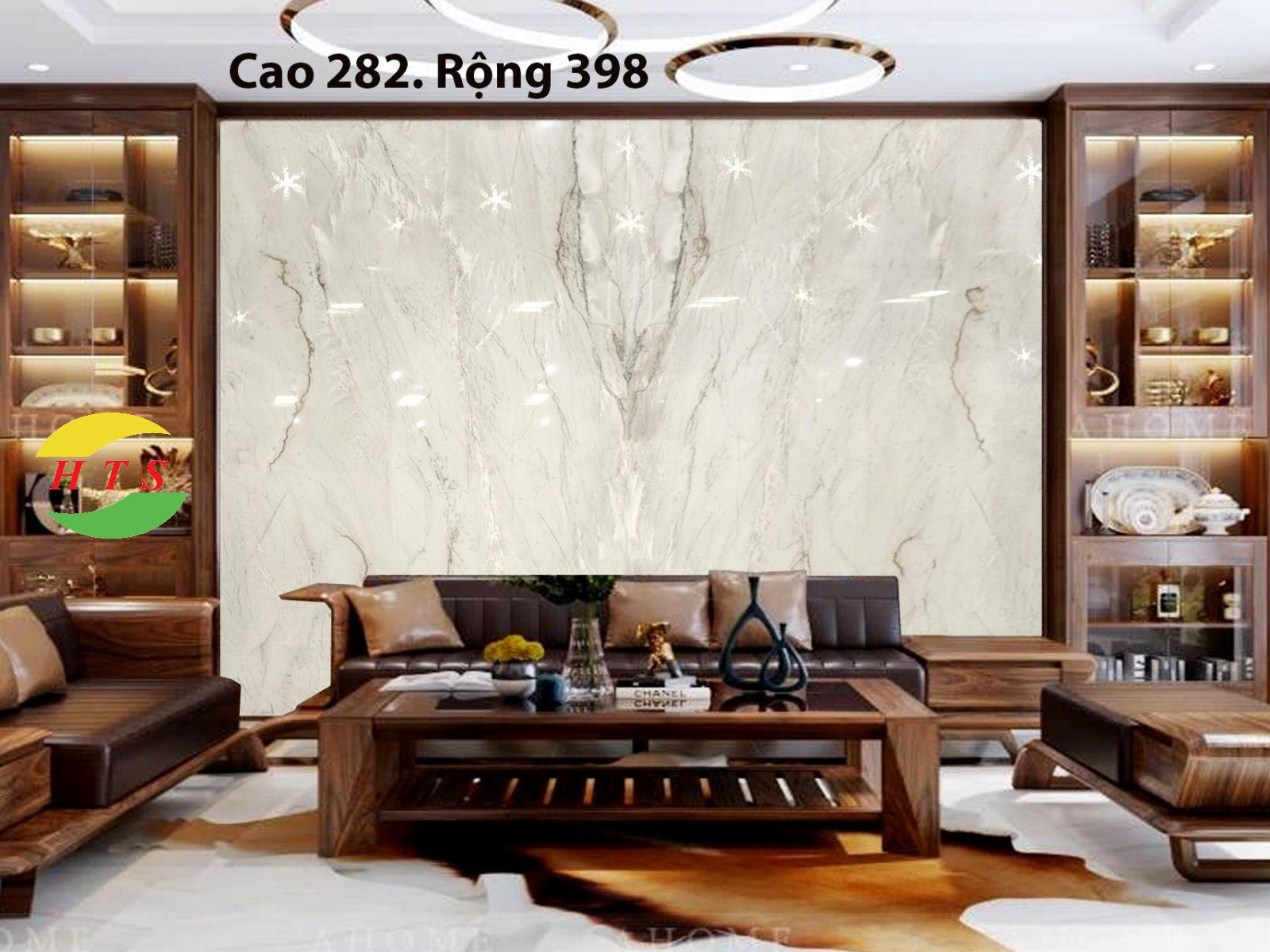 tranh đá ốp tường sau ghế sofa
